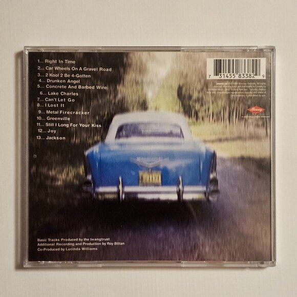 1998 Lucinda Williams Car Wheels on a Gravel Road CD Mercury Records - Picture 4 of 6